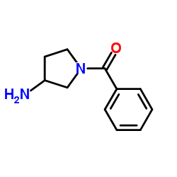 (3-Amino-1-pyrrolidinyl)(phenyl)methanone structure