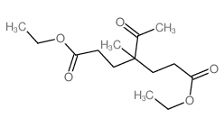 diethyl 4-acetyl-4-methyl-heptanedioate Structure