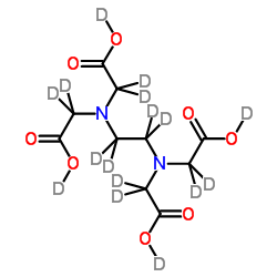 乙二胺四乙酸-D16结构式