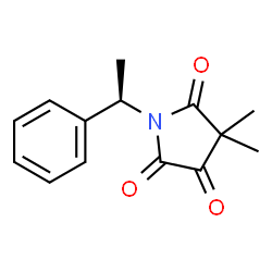 4,4-二甲基-1-[[(1R)-1-苯基乙基]吡咯烷-2,3,5-三酮图片
