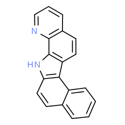 11H-Benzo[g]pyrido[2,3-a]carbazole结构式