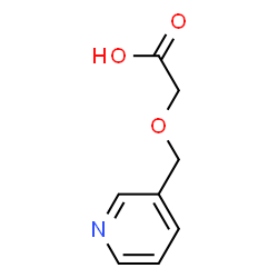 (pyridin-3-ylmethoxy)acetic acid结构式