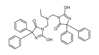 3-[[(2,5-dioxo-4,4-diphenyl-imidazolidin-1-yl)methyl-ethyl-amino]methy l]-5,5-diphenyl-imidazolidine-2,4-dione picture