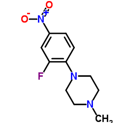 1-(2-Fluoro-4-nitrophenyl)-4-methylpiperazine picture