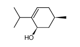 (1R,3R)-4-menthen-3-ol Structure