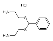 benzaldehyde-[bis-(2-amino-ethyl)-dithioacetal], dihydrochloride Structure