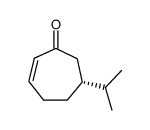 2-Cyclohepten-1-one,6-(1-methylethyl)-,(6R)-(9CI)结构式