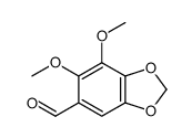 6,7-dimethoxy-1,3-benzodioxole-5-carbaldehyde结构式