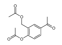 4-羟基-3-羟甲基苯乙酮二乙酸酯结构式
