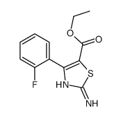 2-AMINO-4-(2-FLUOROPHENYL)-5-THIAZOLECARBOXYLIC ACID ETHYL ESTER structure