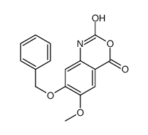 7-(Benzyloxy)-6-methoxy-2H-3,1-benzoxazine-2,4(1H)-dione结构式