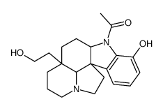 1-acetyl-aspidospermidine-17,21-diol Structure
