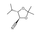 L-threo-Pentononitrile, 4,5-dideoxy-4-methyl-2,3-O-(1-methylethylidene)- (9CI)结构式