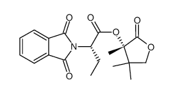 (S)-3,4,4-trimethyl-2-oxotetrahydrofuran-3-yl (S)-2-(1,3-dioxoisoindolin-2-yl)butanoate结构式