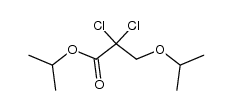 3-Isopropyloxy-2,2-dichloro-propionsaeure-isopropylester Structure