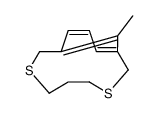 13-methyl-3,7-dithiabicyclo[7.3.1]trideca-1(13),9,11-triene结构式