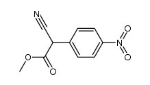 methyl 2-(4-nitrophenyl)cyanoacetate结构式