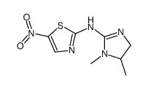 N-(1,5-dimethyl-4,5-dihydroimidazol-2-yl)-5-nitro-1,3-thiazol-2-amine Structure