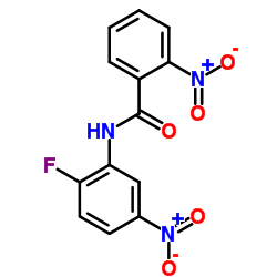 N-(2-Fluoro-5-nitrophenyl)-2-nitrobenzamide结构式