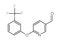 6-[3-(TRIFLUOROMETHYL)PHENOXY]NICOTINALDEHYDE Structure