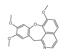 6,9,10-Trimethoxy-12H-benz(6,7)oxepino(2,3,4-i,j)isoquinoline structure