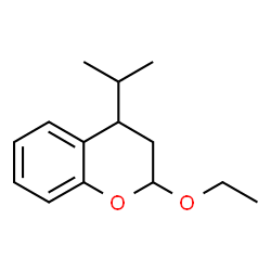 2H-1-Benzopyran,2-ethoxy-3,4-dihydro-4-(1-methylethyl)-(9CI) structure