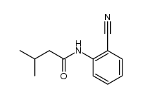 N-isovaleryl-anthranilonitrile结构式