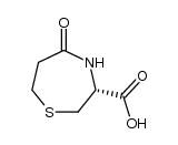 (R)-5-oxo-1,4-thiazepane-3-carboxylic acid结构式