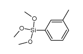 trimethoxy-m-tolyl-silane Structure