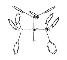 fluorotris(triphenylphosphine)rhodium(I)结构式