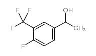 1-[4-FLUORO-3-(TRIFLUOROMETHYL)PHENYL]ETHAN-1-OL结构式
