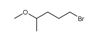 1-bromo-4-methoxy-pentane结构式