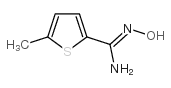 N-HYDROXY-5-METHYLTHIOPHENE-2-CARBOXAMIDINE structure