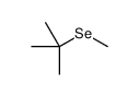 2-methyl-2-methylselanylpropane Structure