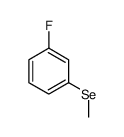 1-fluoro-3-methylselanylbenzene结构式