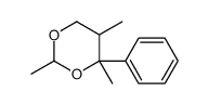 2,4,5-trimethyl-4-phenyl-1,3-dioxane Structure