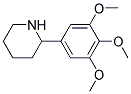 2-(3,4,5-TRIMETHOXYPHENYL)PIPERIDINE Structure