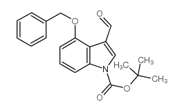 4-苄氧基-3-甲酰基吲哚-1-羧酸叔丁酯图片