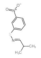 N-(2-methylpropylidene)-3-nitro-benzenesulfenamide structure