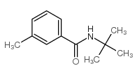 N-叔丁基-3-甲基苯甲酰胺结构式