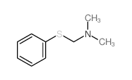 N,N-dimethyl-1-phenylsulfanyl-methanamine Structure