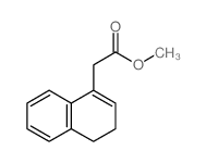 1-Naphthaleneaceticacid, 3,4-dihydro-, methyl ester结构式