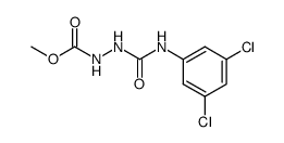 4-(3,5-dichlorophenyl)-1-(methoxycarbonyl)semicarbazide结构式