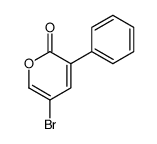 5-bromo-3-phenylpyran-2-one结构式