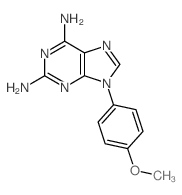 9H-Purine-2,6-diamine, 9-(4-methoxyphenyl)- picture