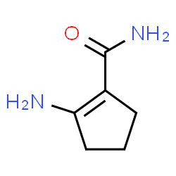 1-Cyclopentene-1-carboxamide,2-amino-(9CI) structure