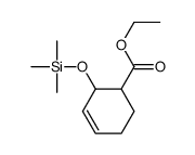 ethyl 2-trimethylsilyloxycyclohex-3-ene-1-carboxylate结构式