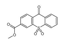 methyl 9,10,10-trioxothioxanthene-3-carboxylate结构式