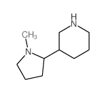 Piperidine,3-(1-methyl-2-pyrrolidinyl)- structure