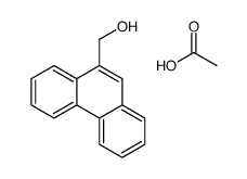 acetic acid,phenanthren-9-ylmethanol结构式